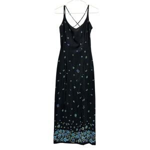 Vintage Rampage 90s Y2K Floral Maxi Slip Dress – Fairygrunge Coquette Size 5